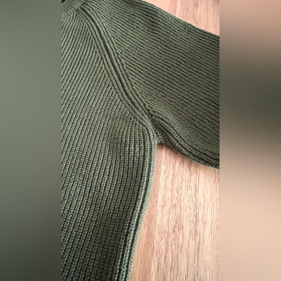 Sezane Isaure Cardigan Perfect Green - Size M - Picture 9 of 15